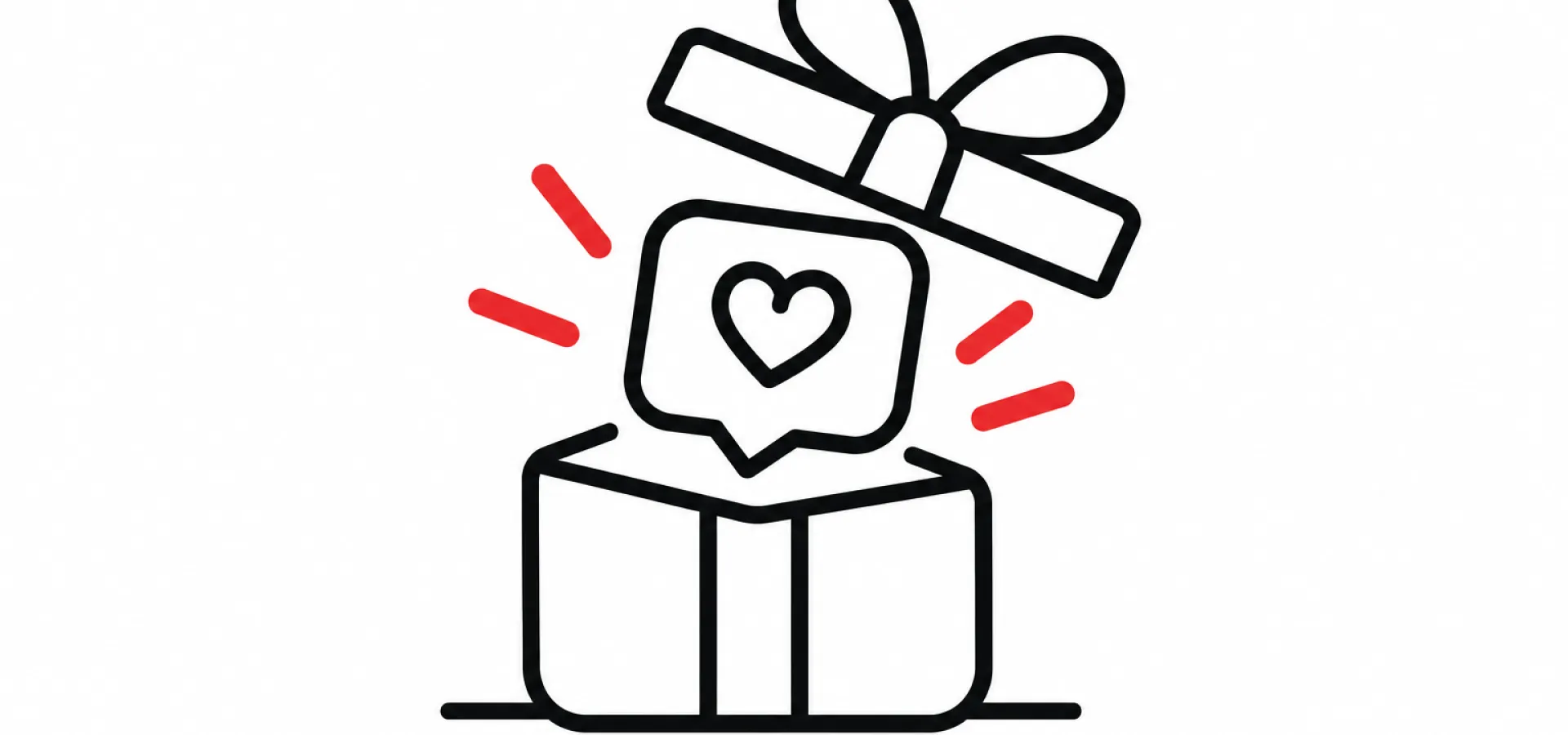 Illustration GiftCard i en presentbox