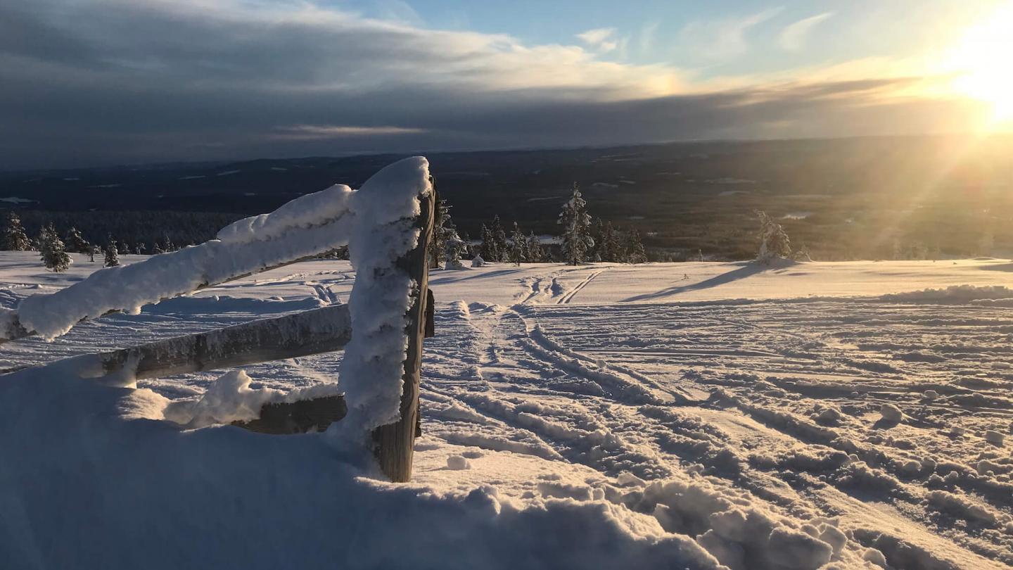 Vinter i Idre fjäll - Foto VisitTo